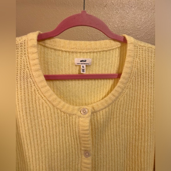 AERIE SHORT SLEEVE CARDIGAN - Picture 2 of 4